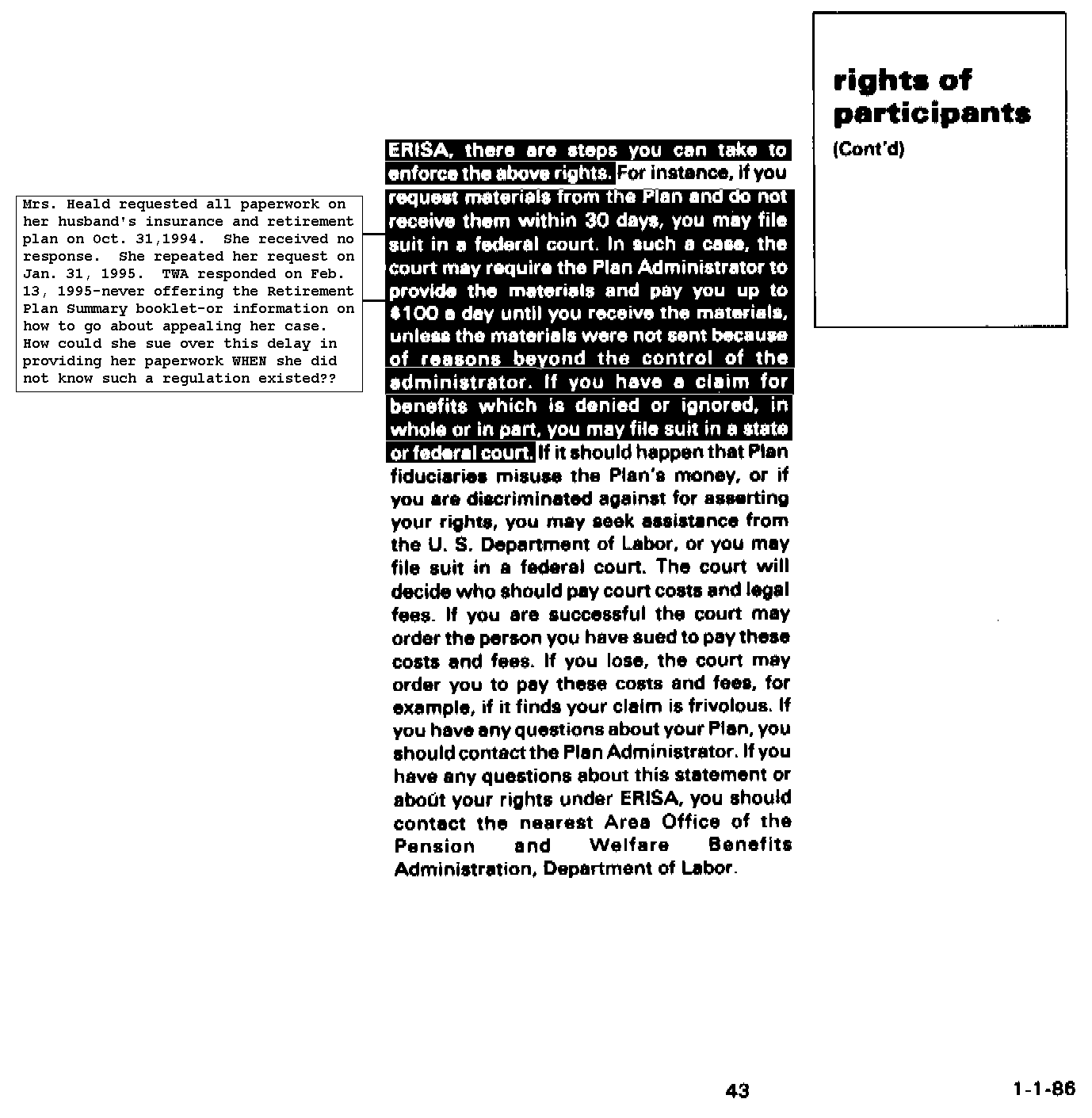 Statement of Rights
