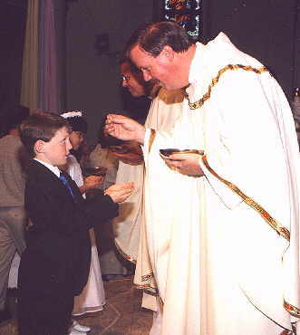 Brent and Fr. Paul Fitzpatrick at that moment!
