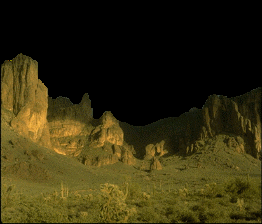 lightning mountain animation