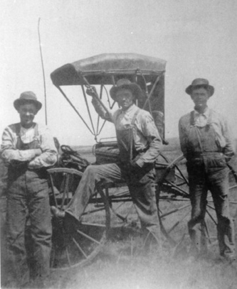 Elmer's brother, John and Elmer's Dad, Pete.