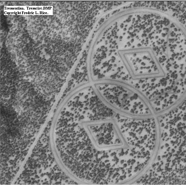 CST Logo in the desert, visible from space