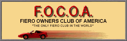 Fiero Owners Club<BR> of America