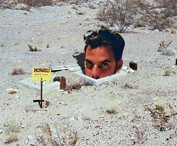 This is my friend, Gino, looking dangerous.