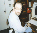 Tim at his computer